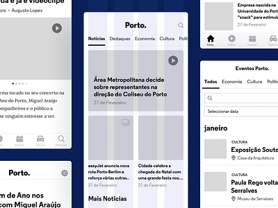 Porto. Mobile App • Wireframes android android design back end development front end development ios ios design media news product product design product strategy quality quality assurance ui design uidesign ux ux design