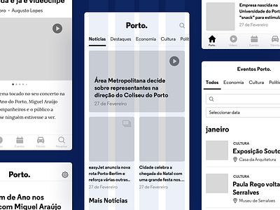 Porto. Mobile App • Wireframes android android design back end development front end development ios ios design media news product product design product strategy quality quality assurance ui design uidesign ux ux design
