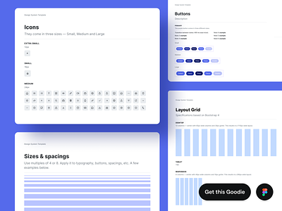 Goodies • Design System Template components design design system designsystem kit library product product design product strategy template ui ui design uidesign uiux ux ux design uxdesign