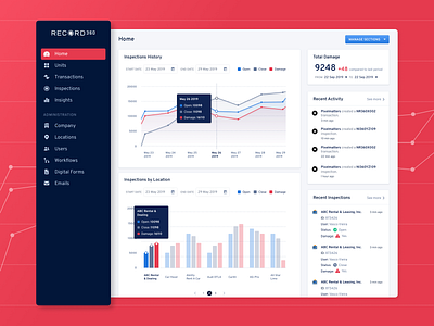Record360 • Web App Dashboard