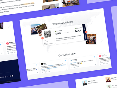 Pixelmatters Culture about clean community culture events features illustration map marketing minimal photography pictures recruitment team travel ui ux values white work