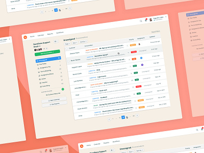 DoneDone 2 • Mailbox Home analytics animation app customer support detail dropdown illustration interaction issue tracker list mailbox overview pagination pastel product statistics tabs tags web app webapp