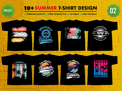 Summer t-shirt design bundle project 2