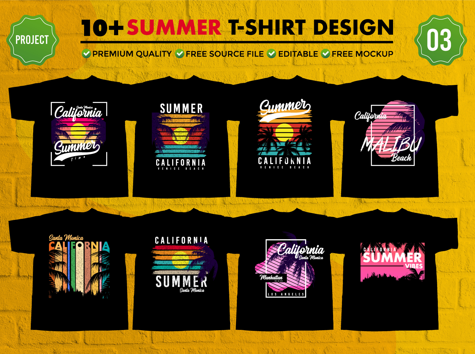 Summer t-shirt design bundle project 3 by Nazmus Sakib on Dribbble