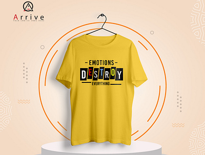 typography t-shirt design for client 04 template