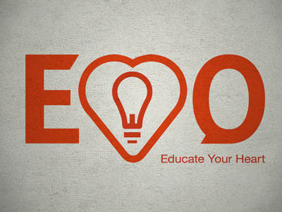 Everest & American Heart Association Collaboration Logo branding debut dribbble gradient helvetica logo red typography winning