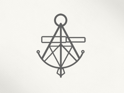 Journal Logo/Accent branding design geometric graphic design gray grey journal logo nautical print sextant web design