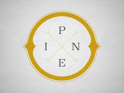 Opine Logo art branding design graphic logo o pine print serif typography web
