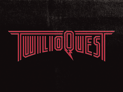 TwilioQuest Redux bands code death metal game goth heavy metal iron maiden lettering metal music programming retro rpg tech twilio typography video video game vintage