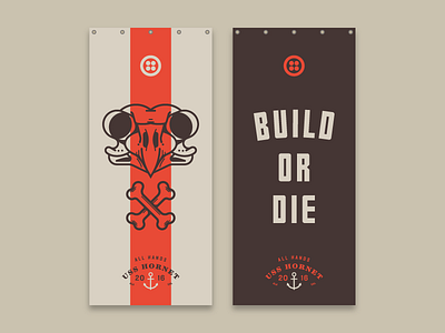 Twilio All Hands Banners banners owl skull typography