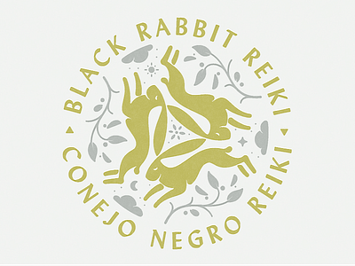 Black Rabbit Reiki Logo