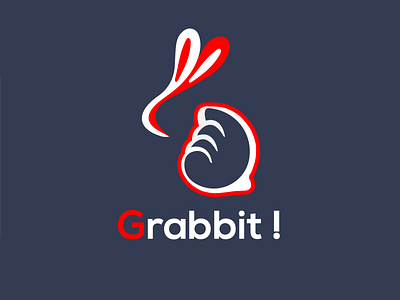 Logo for restaurant , Grabbit ! design illustration logo logo design