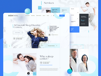 Sleeping diagnostic centres landing page