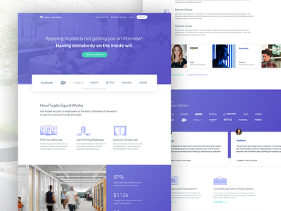 Purple Squirrel – Landing Page digital design graphic design landing page web design