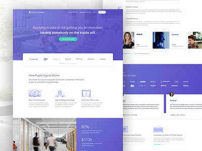 Purple Squirrel – Landing Page