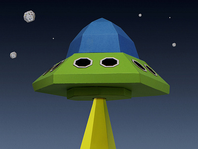 UFO PAPERCRAFT_Fendi Kinds