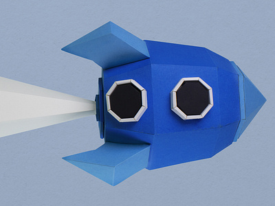 SPACESHIP PAPERCRAFT_Fendi Kinds