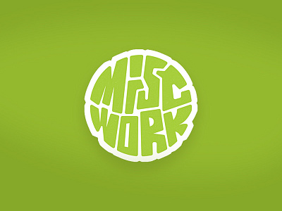 Misc Work branding drawn fun illustration logo mark type typography