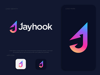 Jayhook | Letter J logo | by gfxpreceptor