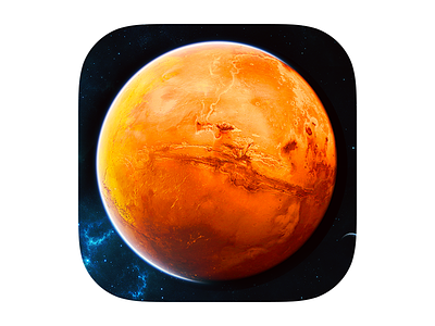 Mars iOS7 icon icon icons ios ios7 iphone mars planet space