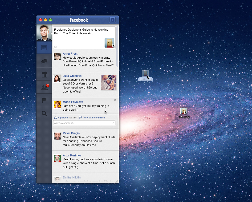 facebook app for mac os x free download