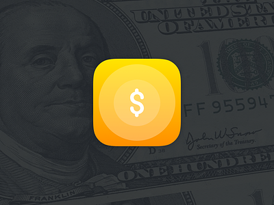 Coin icon for finance application app apple application coin icon ios money