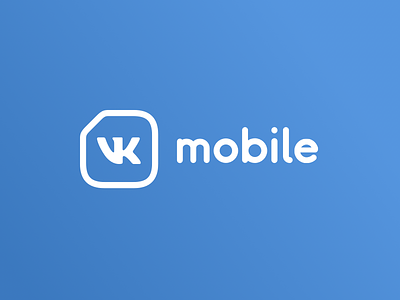 VK Mobile Brand Logo brand communications logo mobile mvno operator vk vkontakte