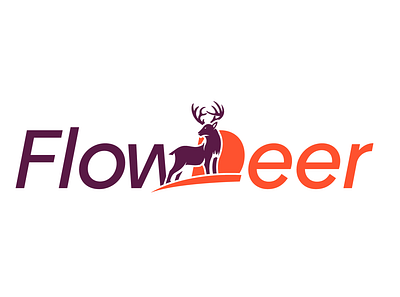 FlowDeer graphic design illustration logo vector