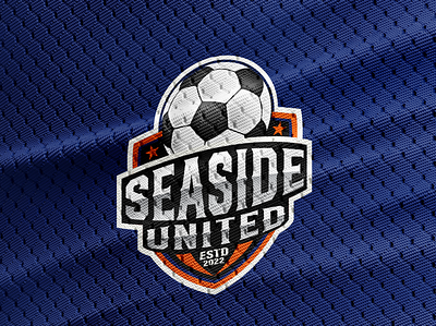 Seaside United graphic design logo vector