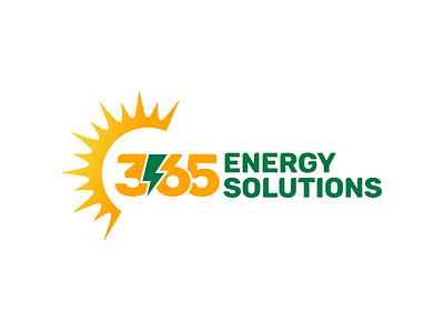 365 Energy Sol graphic design logo vector