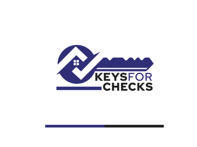 Keys For Checks branding design graphics design illustrator key for checks logo design minimalist logo vector