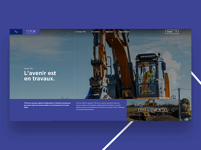 Groupe TPB - BTP Website btp uxui web webdesign