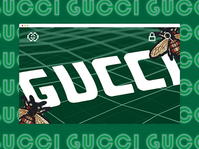 90's Web Challenge - Gucci by Josh Sharry for kooba on Dribbble