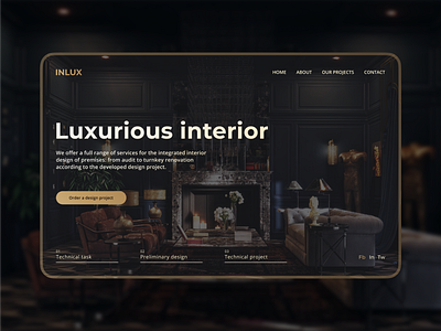 drrrible design figma interior luxury minimalism photoshop ui ux web design