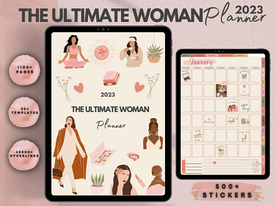 2023 Digital Planner | THE ULTIMATE Planner | Goodnotes Planner daily planner digital planner digital planner 2023 goodnotes planner ipad planner monthly planner notability planner that girl aesthetic weekly planner