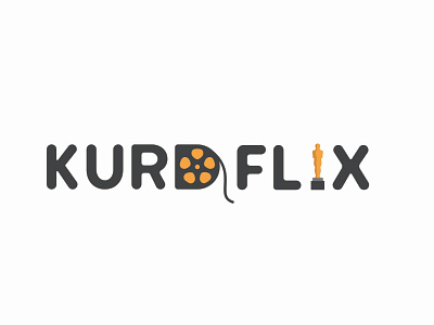 KURD FLIX logo logodesign