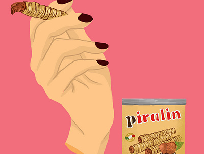 Smoking a pot of 'Pirulin' artist book illustration branding card design concept design digital digital illustration dribbble editorial illustration flat design graphic design illustration modern design photoshop simple venezuelan youth