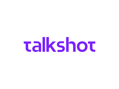 Talkshot Logotype app app logo branding cricket font lettering logo logotype psl san serif talkshot type typography wordmark
