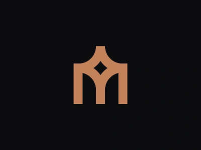 M Monogram V1 branding effendy finance identity islamic letter logo m mark monogram pillar star symbol typography