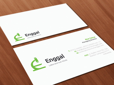 Enggal Laboratorium Klinik Business Card