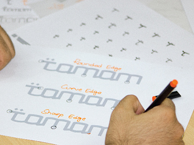 Tamam Type Process ali app arab effendy lettering logo meetup mobile process sketch tamam typography