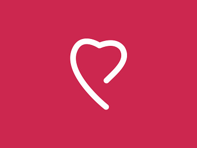 Heart Proposal ali effendy identity initial logo symbol