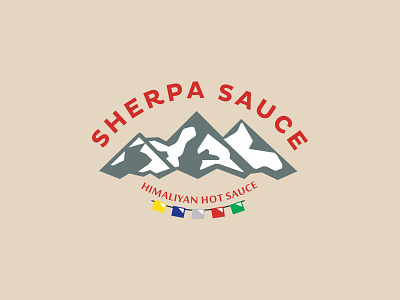 Sherpa Sauce ali effendy flags himaliyan hot logo mountains nepal sauce sherpa tibetan