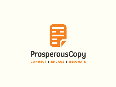ProsperousCopy ali connect copy copywriter document effendy engage fold folded happy identity logo logos p paper prosperous prosperouscopy resonate writing
