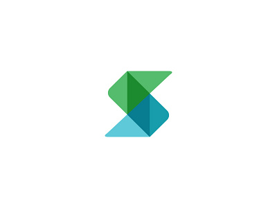 S logomark abstract arrows brandidentity branding effendy forward geometric identity it logo s symbol