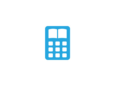 Calculator + Book accounting book bookkeeping calculator effendy icon logo