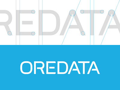 OREDATA Logotype analytics data database effendy identity logo logotype technology techy turkey typography wordmark
