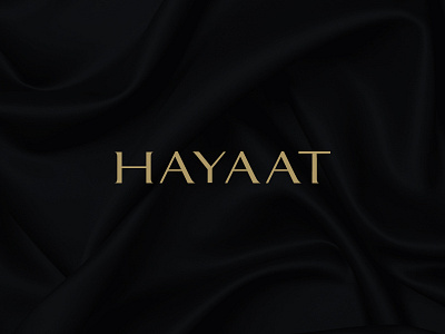 Hayaat arabic branding effendy hayaat hayat life logo logotype luxurious luxury typography wordmark