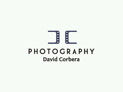 David Corbera Photography photography ali effendy logo logos monogram mark ambigram dc d c david corbera david corbera royal purple film strip reel