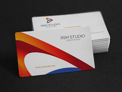 RSM Studio Business Card ali business card card design effendy print stationary studio visiting card